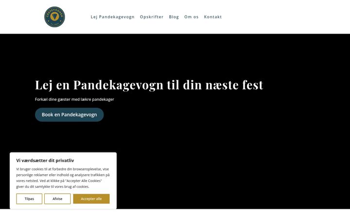 Screenshot of crepesvognen.dk