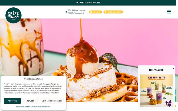 Screenshot of crepetouch-cormontreuil.fr