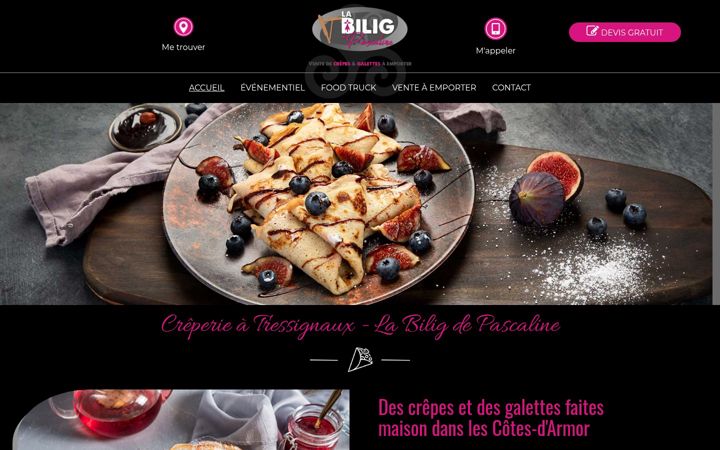 Screenshot of crepiere-cotesdarmor.fr