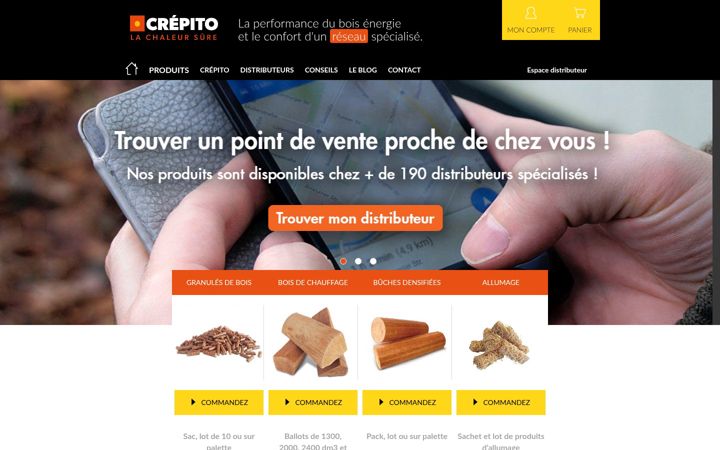 Screenshot of crepito.fr