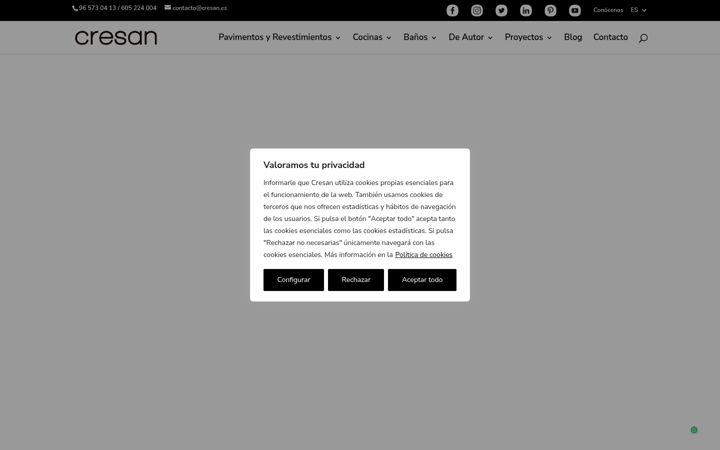 Screenshot of cresan.es