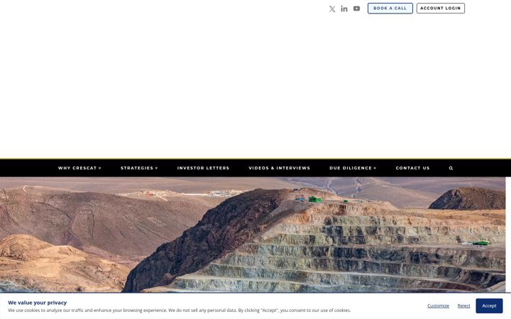 Screenshot of crescat.net