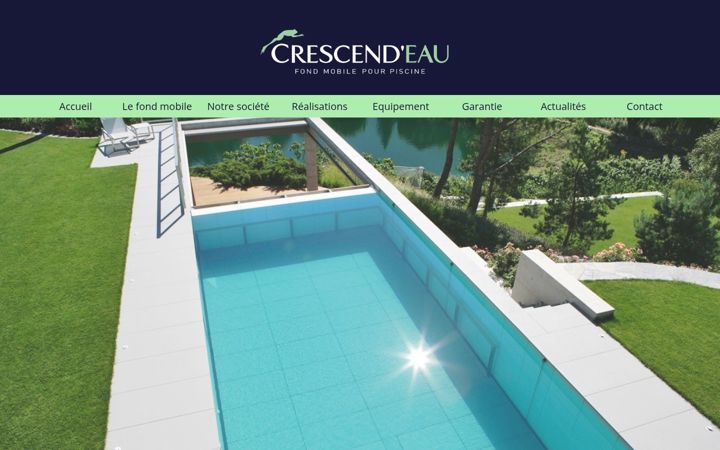 Screenshot of crescendeau.com
