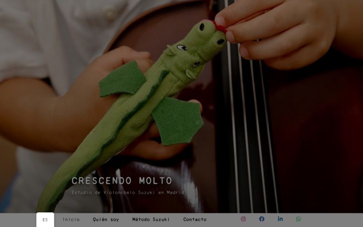 Screenshot of crescendomolto.com
