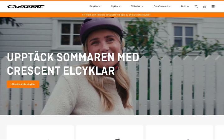 Screenshot of crescent.se