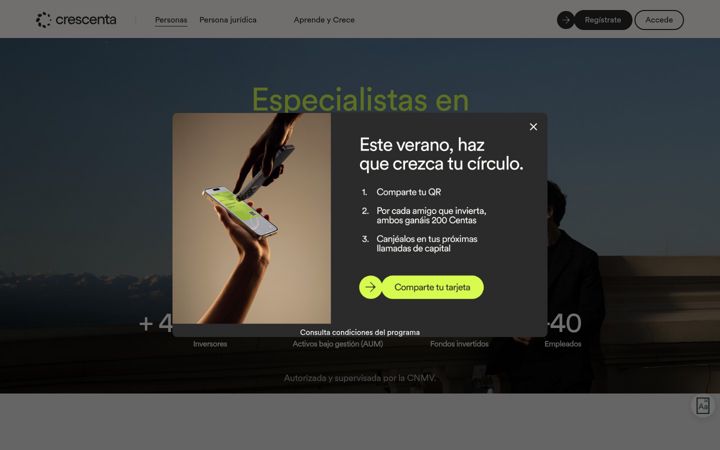 Screenshot of crescenta.com