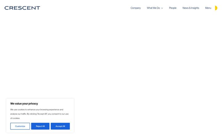 Screenshot of crescentcap.com