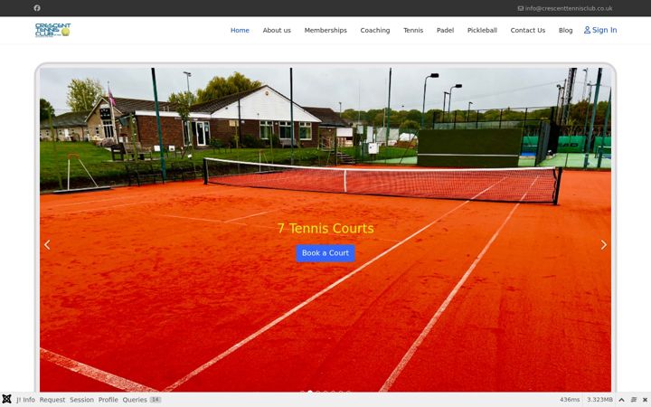 Screenshot von crescenttennisclub.co.uk