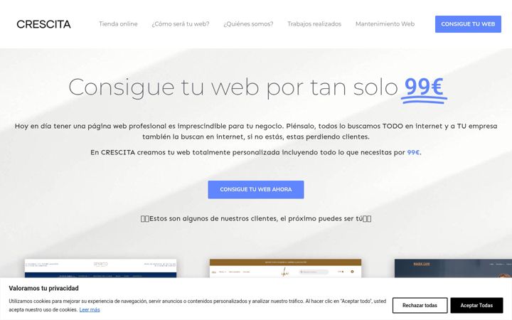 Screenshot of crescita.es