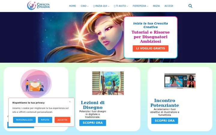 Screenshot of crescitacreativa.it