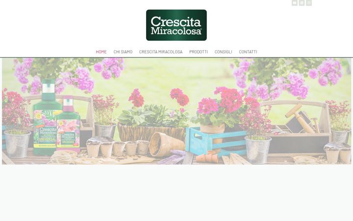 Skjermbilde av crescitamiracolosa.it