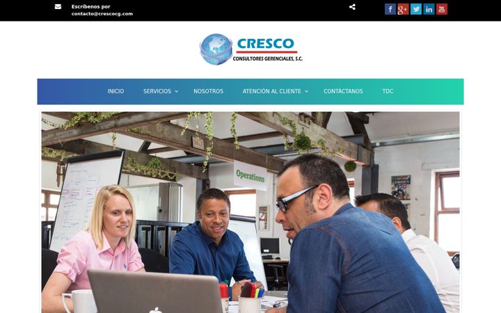 Screenshot of crescocg.com