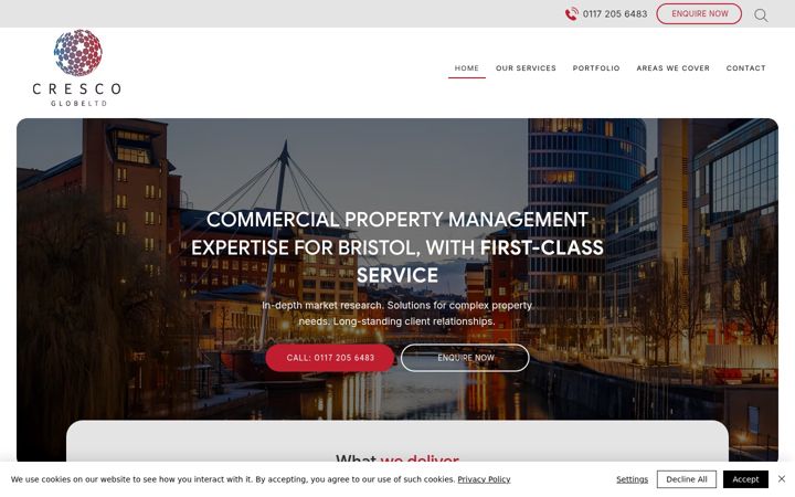 Screenshot of crescoglobe.co.uk