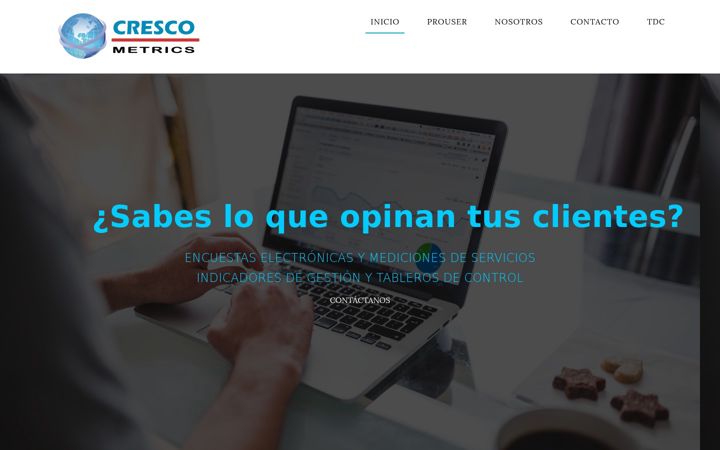 Screenshot of crescometrics.com