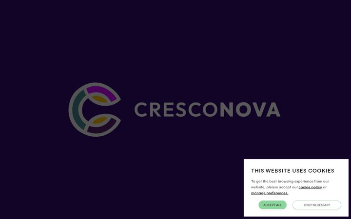 Screenshot van cresconova.org