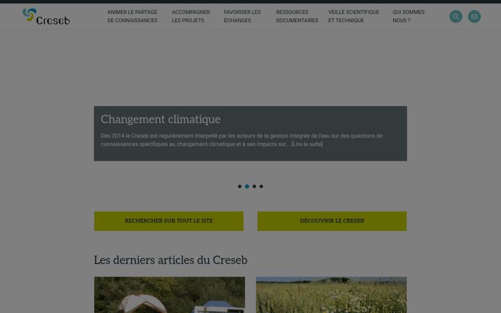 Ekrānuzņēmums no creseb.fr