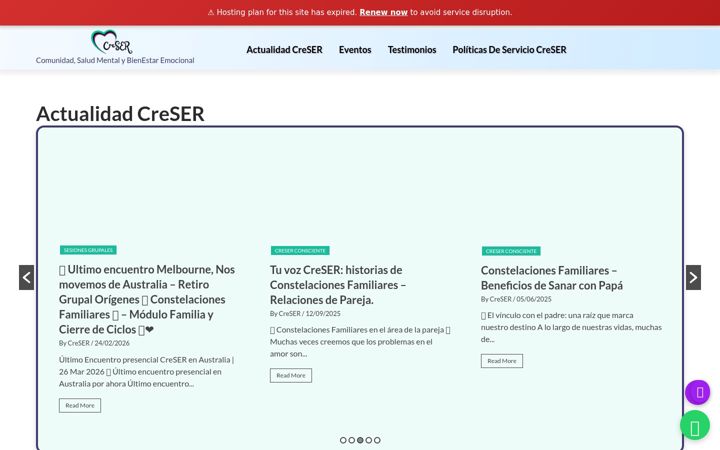 Screenshot of cresercommunity.com