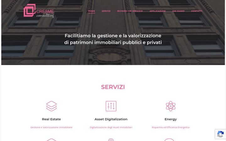 Screenshot ta' cresmeconsulting.it