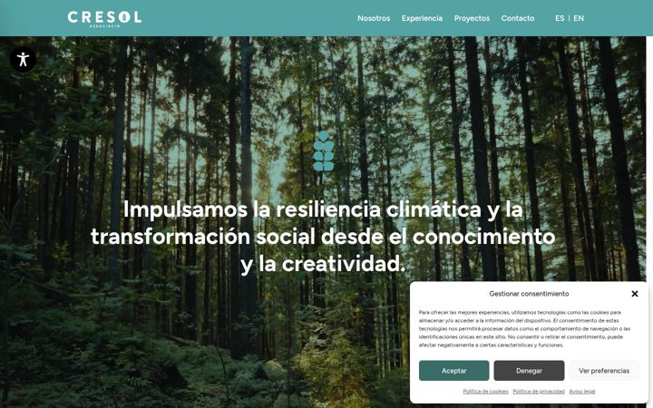 Screenshot of cresol.org