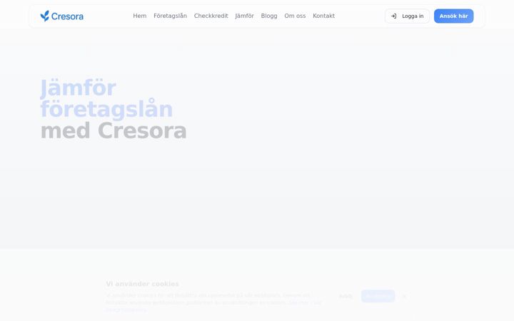 Screenshot of cresora.se