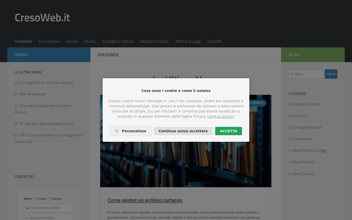 Screenshot of cresoweb.it