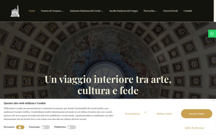 Screenshot di crespanodelgrappa.net