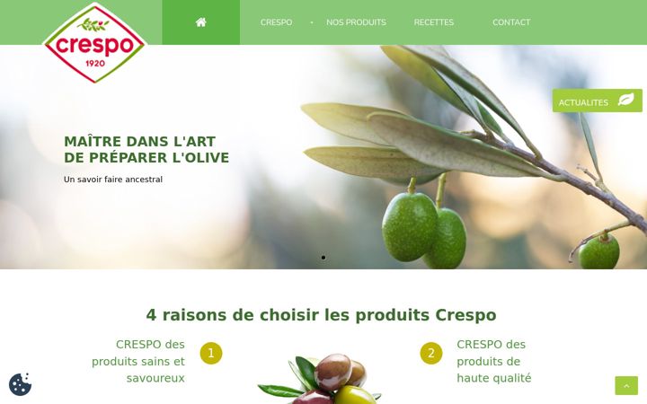 Screenshot of crespo.fr