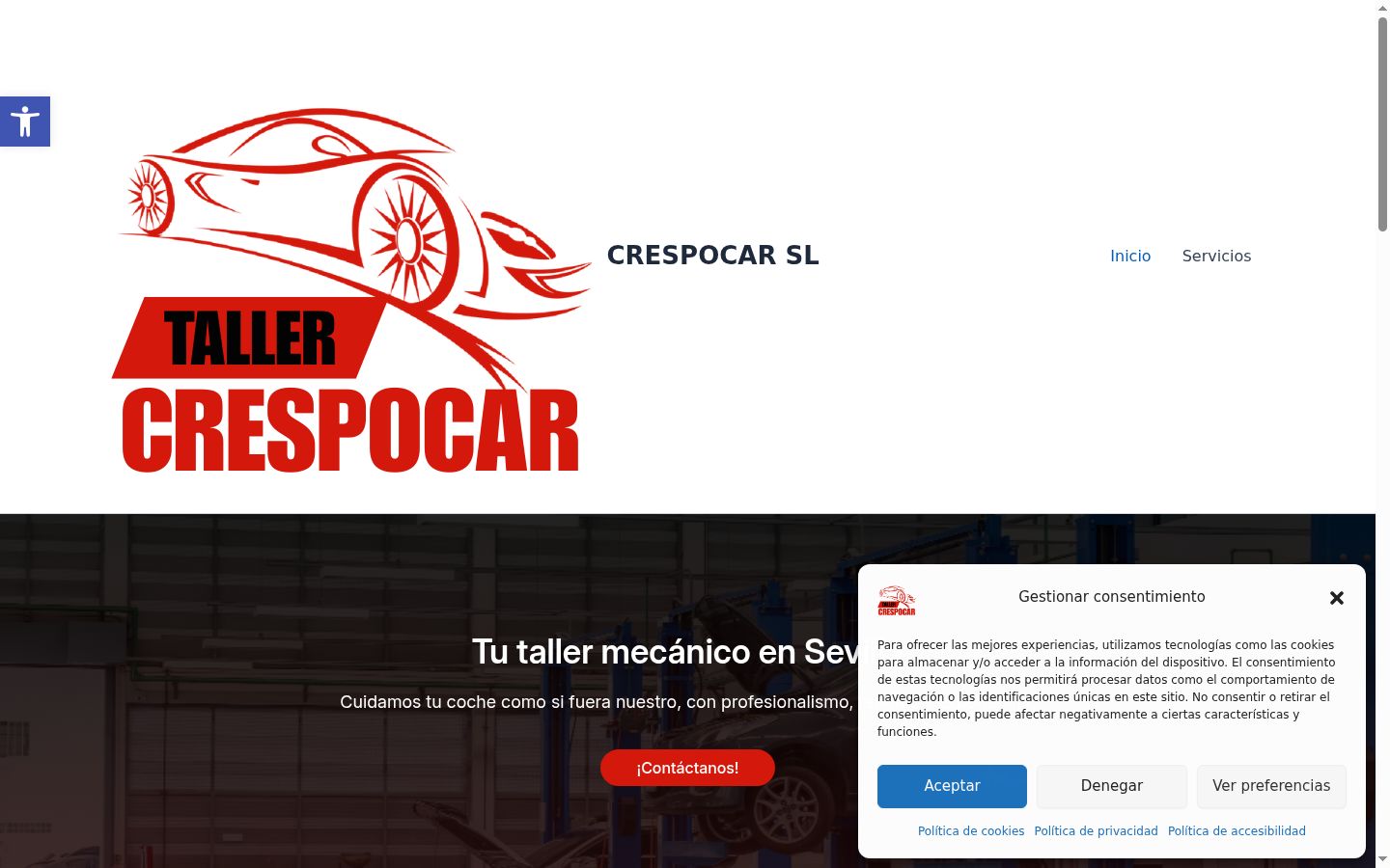 Screenshot tal-banner tal-kunsens muri qabel kwalunkwe interazzjoni