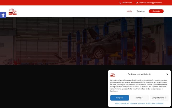 Screenshot of crespocar.es