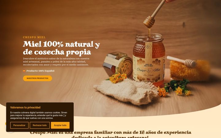Screenshot of crespomiel.com
