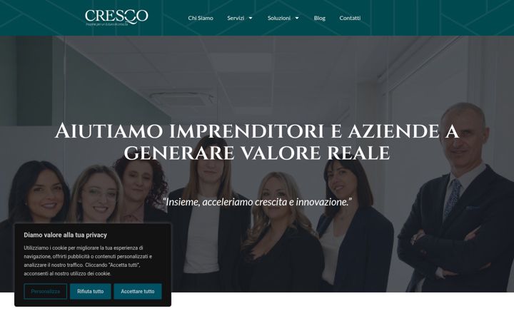 Screenshot di cresqo.it