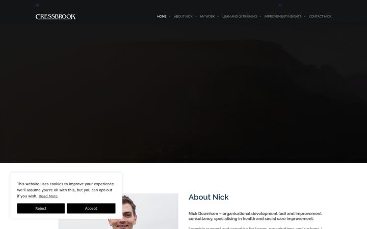 Screenshot of cressbrookltd.co.uk