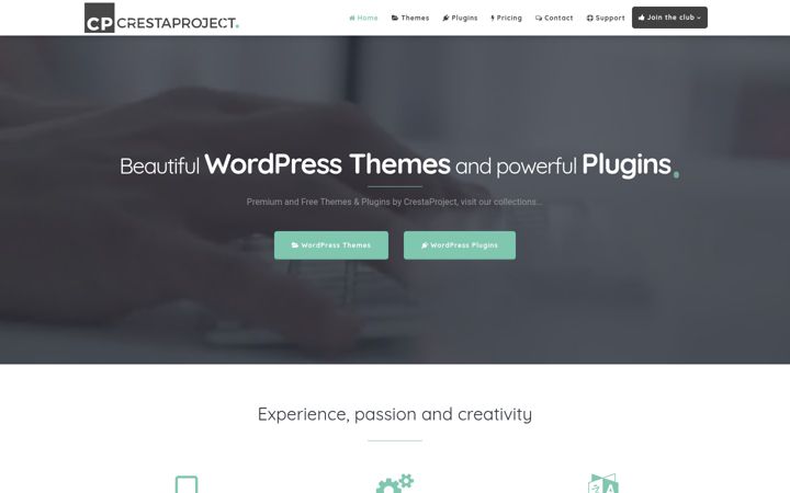 Screenshot of crestaproject.com