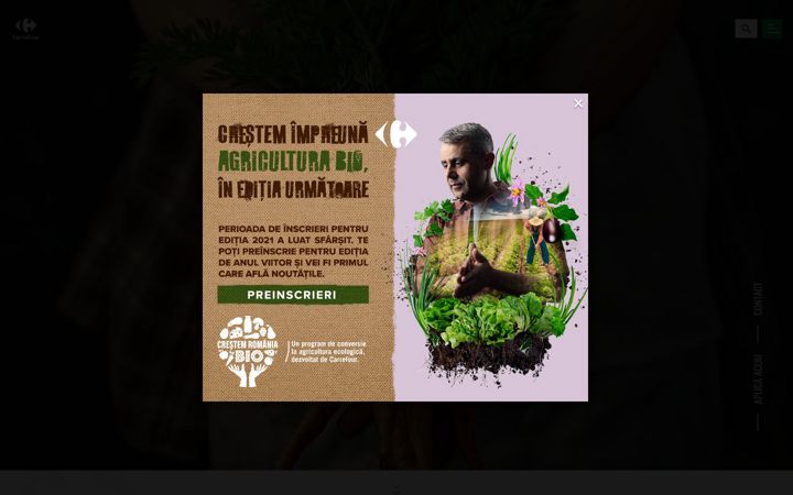 Screenshot von crestemromaniabio.ro
