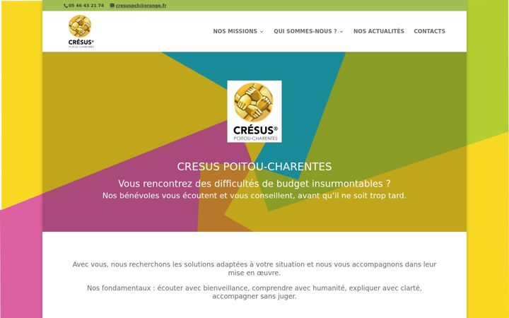 Screenshot of cresuspoitoucharentes.fr