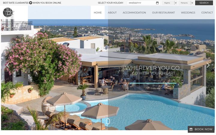 Screenshot of cretablue.com