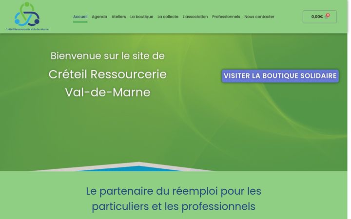 Ekrānuzņēmums no creteil-ressourcerie.fr