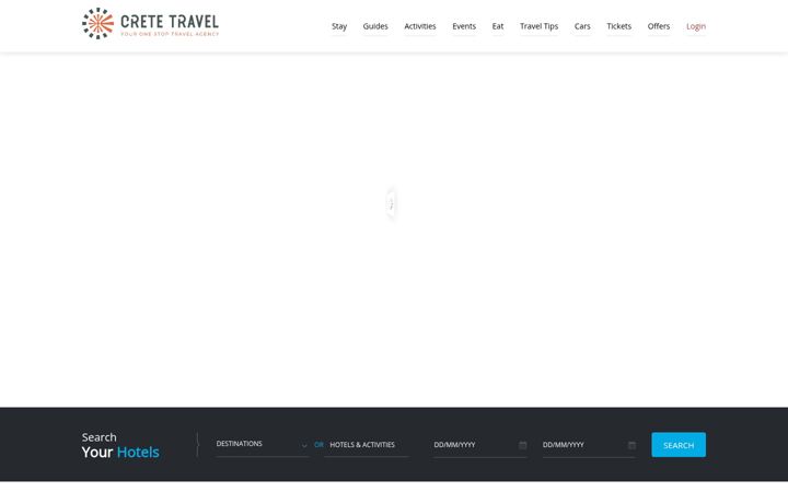 Screenshot of cretetravel.com