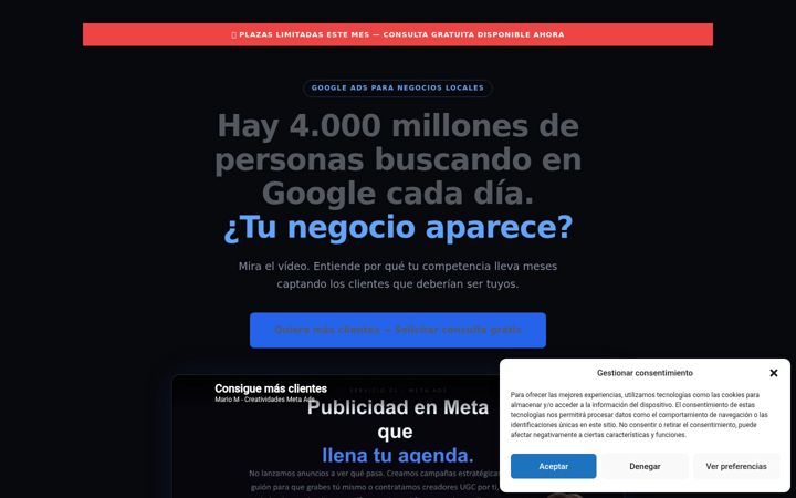 Screenshot of cretivosads.com