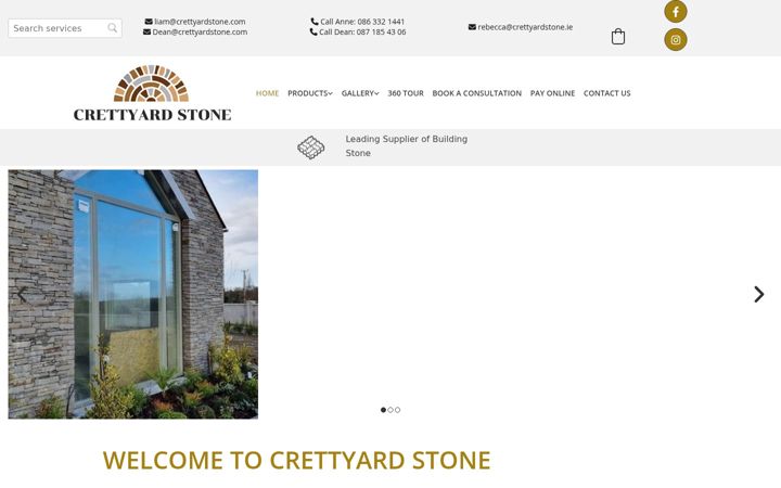 Screenshot of crettyardstone.ie