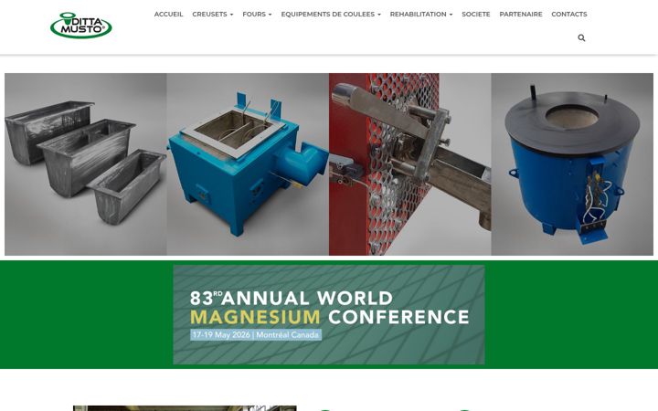Screenshot of creusetmagnesiumzinc.fr