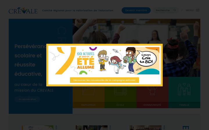 Screenshot of crevale.org