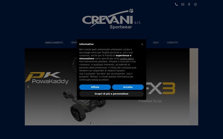 Screenshot of crevani.it