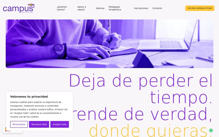 Screenshot of crevicampus.com