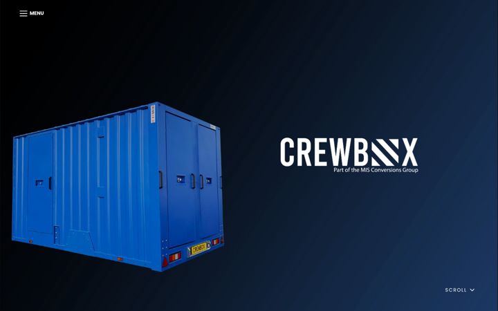 Screenshot of crewbox.co.uk