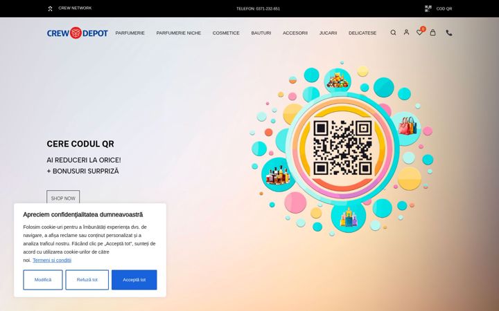 Screenshot of crewdepot.ro