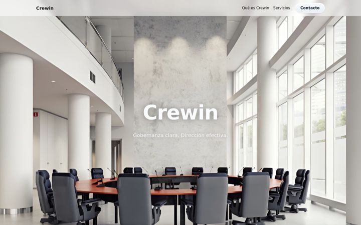 Screenshot of crewin.es