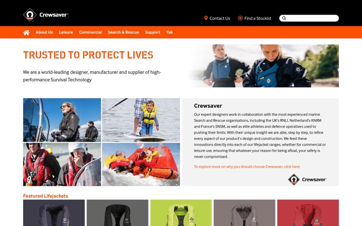 Screenshot of crewsaver.com