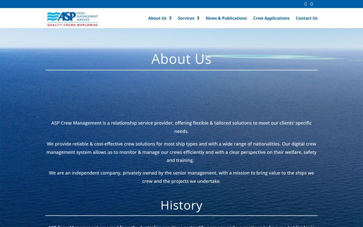 Screenshot of crewships.com