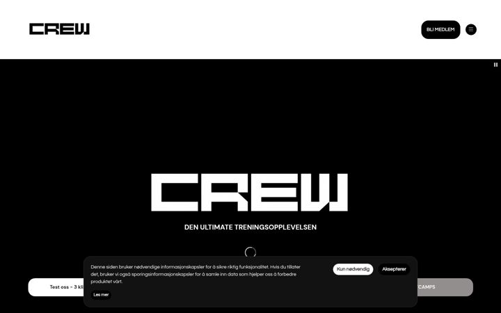 Ekrano kopija crewtrening.no